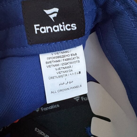 New York Islanders Fanatics Adjustable Hat Royal Blue Orange New - Picture 6 of 8